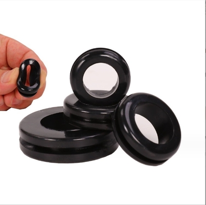 シリコンゴム EPDM NBR NR キャベルのスリーブ ゴムグロメット 鋳造加工サービス