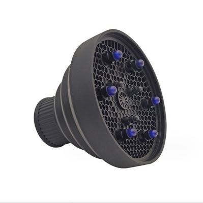 完全に定義されたカールのための折りたたむシリコンヘアディフューザー模造加工サービス