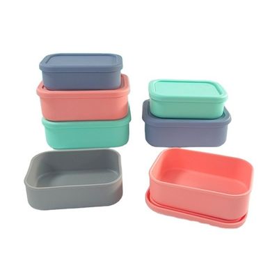 食品級 シリコン 密閉式 貯蔵ボックス BPAフリー キッズ ベントボックス