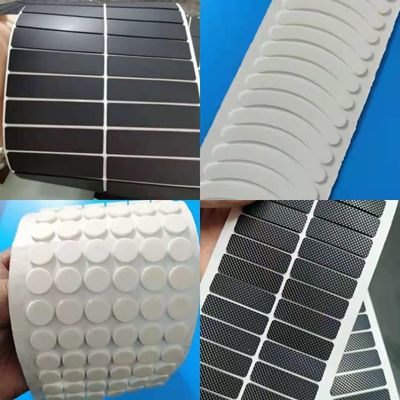 鋳造加工サービスのためのカスタムシリコンパッド 透明な黒い網状ゴム脚