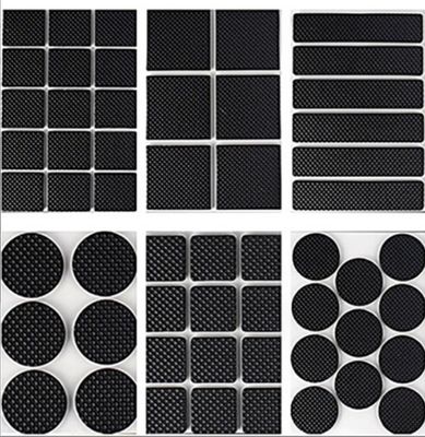 オーダーメイドサイズ ブラック メッシュ シリコンゴム 鋳型ガスケット 自粘性足パッド