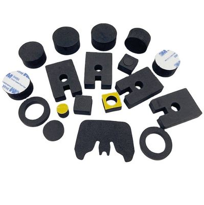 鋳造加工サービス オーダーメイド セルフアデシブ バックされたEVAフェルト ゴム脚 バンパーパッド