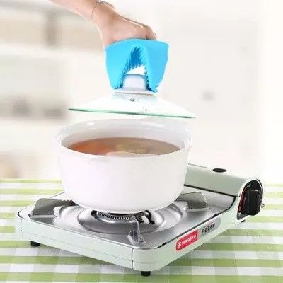 食品グレード シリコンオーブン ミット 耐熱 ミニポットホルダー