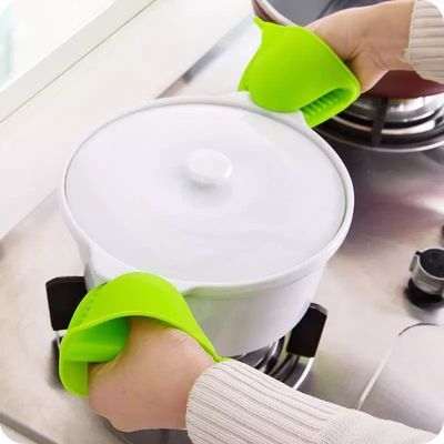 食品グレード シリコンオーブン ミット 耐熱 ミニポットホルダー