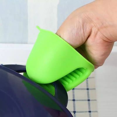 食品グレード シリコンオーブン ミット 耐熱 ミニポットホルダー
