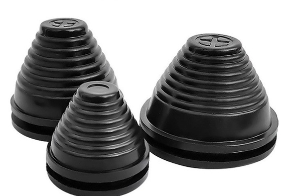 シリコン EPDM NR NBR ブラック コーナーガム ローメット ケーブル配線用のカスタマイズされた鋳造