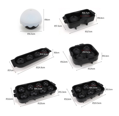 ホットストック シリコンアイスボールメーカー 簡単にリリース 可再生球 キューブトレイ ウイスキー