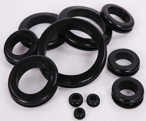 シリコンゴム EPDM NBR NR キャベルのスリーブ ゴムグロメット 鋳造加工サービス