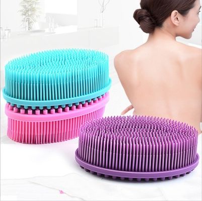 シリコンボディスクルーバーと脱毛シャワー浴ブラシで簡単に洗える Loofah 肌