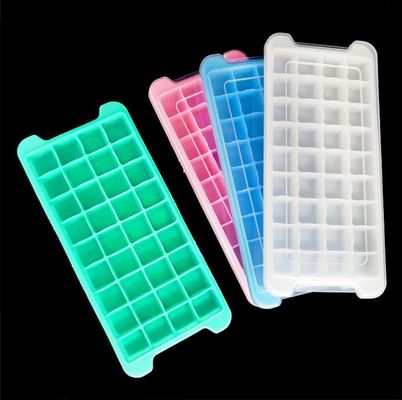食品品種 24 36 スクエア アイスキューブ シリコン模具 プラスチック型PPとPPカバー