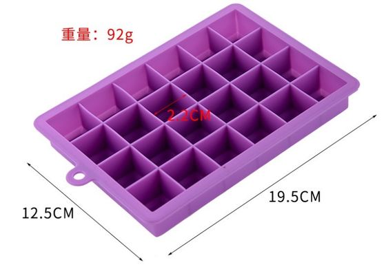 アイスクリームメーカー 簡単に放出 15 穴 24 穴 シリコン アイスキューブ トレイ 蓋付き