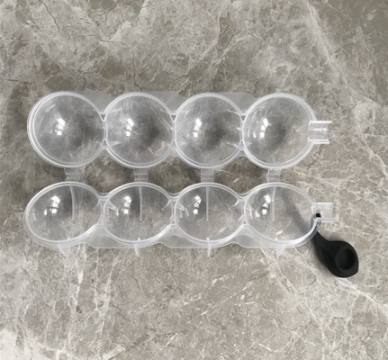 DIY シリコンアイスメーカー ウィスキーアイスホッケー 4ホール模具 丸いプラスチックアイスボール模具