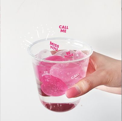 アイスクリーム ツール プラスチック 心形 アイスキューブ ビール 冷却 食品級 バー アクセサリー