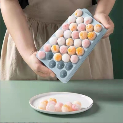 蓋付きの回り型再利用可能なアイスキューブメーカー 環境に優しい食品グレードのPPプラスチック