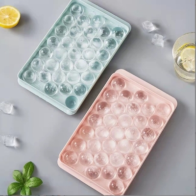 蓋付きの回り型再利用可能なアイスキューブメーカー 環境に優しい食品グレードのPPプラスチック
