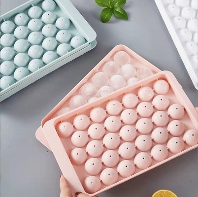 蓋付きの回り型再利用可能なアイスキューブメーカー 環境に優しい食品グレードのPPプラスチック