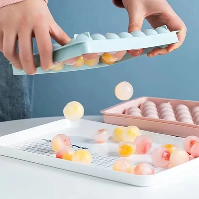 小型氷球製造機 形状 3 サイズ 環境に優しい食品級 シリコンアイスキューブ トレイ
