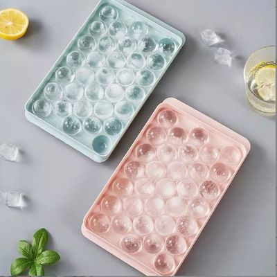 PP素材 3つのサイズ 環境に優しい食品級 シリコン製氷機 氷のキューブ トレイ 小型の氷球製模具