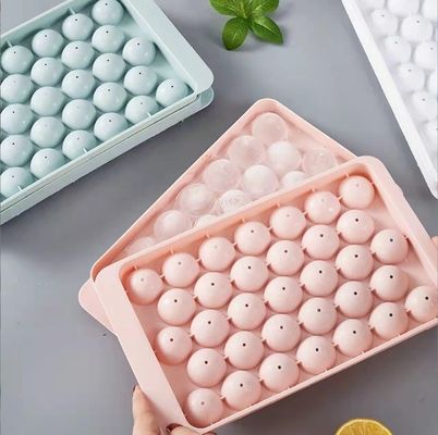 PP素材 3つのサイズ 環境に優しい食品級 シリコン製氷機 氷のキューブ トレイ 小型の氷球製模具