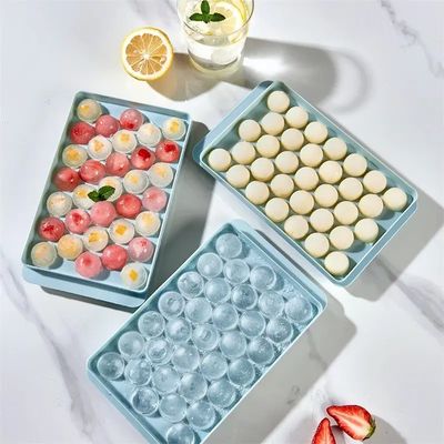 ミニサークル 凍結機用 プラスチック製 丸い 氷玉 トレイ 氷玉 作者 模具 到着