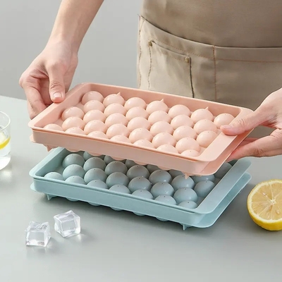 3D ウイスキー飲料 アイスボールキューブメーカー 模具 トレイ 持続可能 蓋付きパレット模具