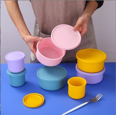 食品グレード シリコン ベント ランチボックス 1 格子 食品 保存 容器 すべての年齢