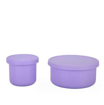 健康的な食事 食品グレードのポータブルシリコンベントランチボックス 9cm x 14cm