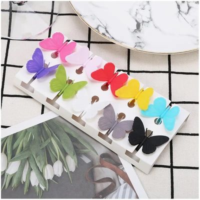 シリコン かわいい バターフライデザイン ワイン ガラスボトル カップ カップ 識別タグ