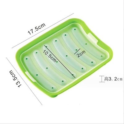 ケーキツール 食品級 DIY 再利用可能 シリコンソーセージ 6 穴 ホットドッグ 焼き模具