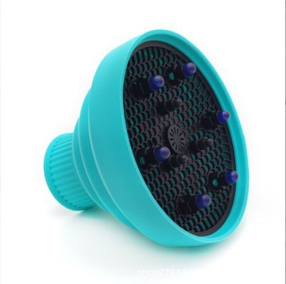 完全に定義されたカールのための折りたたむシリコンヘアディフューザー模造加工サービス