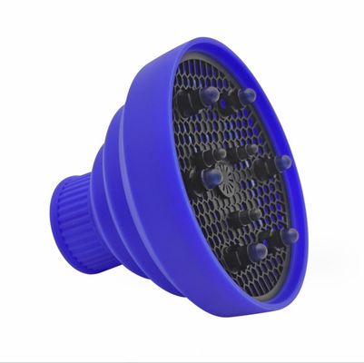 完全に定義されたカールのための折りたたむシリコンヘアディフューザー模造加工サービス