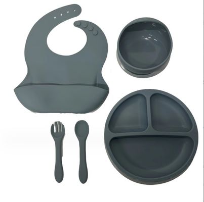 食品グレード シリコン ベビープレートセット トップセラー 新生児 ギフトセット