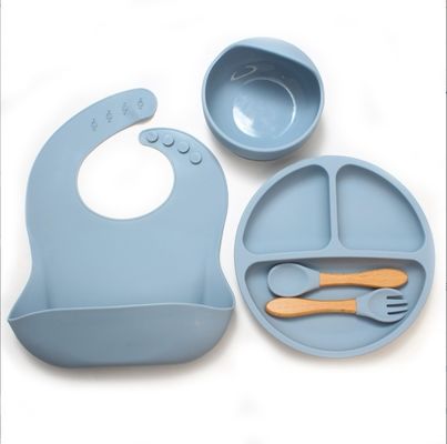 食品級 シリコン ボウルとスプーン 赤ちゃんの餌のためのセット デザインスタイルなし 掃除が簡単