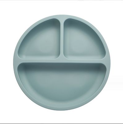食品グレード シリコン ベビー キッズ プレイスマット 幼児の食事のための分割されたベビー吸い皿