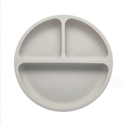食品グレード シリコン ベビー キッズ プレイスマット 幼児の食事のための分割されたベビー吸い皿