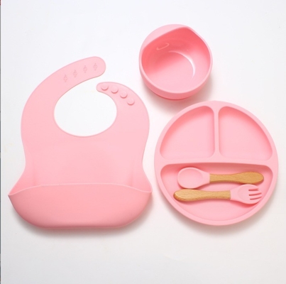 5pcs 柔らかいスプーン BPA ベビーフィッティングスプーン フォークセット 食器 シリコン ベビーセット