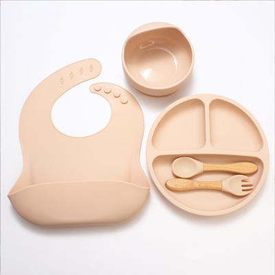 5pcs 柔らかいスプーン BPA ベビーフィッティングスプーン フォークセット 食器 シリコン ベビーセット
