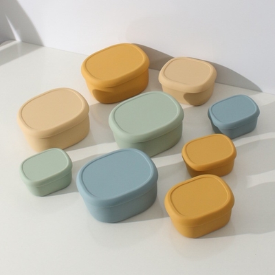 3pcs/set カスタムポータブル ベントランチボックスセット マイクロウェーブ式食品容器機能