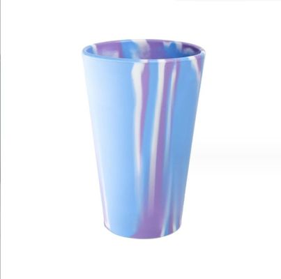 600ml ボリューム 100% 食品級 混合型 固体色 不破れシリコン 飲料水 旅行用 ワインカップ