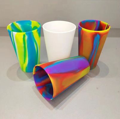 無 デザイン スタイル シリコン 飲み物 カップ 16 オンス 破れない 旅用の ピン グラス