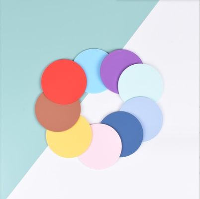 柔軟なPVCカスタムロゴカップコースター あなたのブランド戦略のための持続可能なオプション