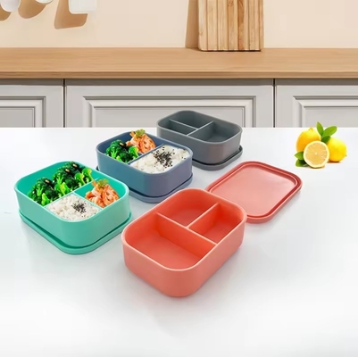 BPAフリー シリコン ベント ランチボックス 食品 貯蔵 容器