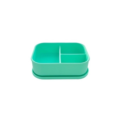 大人用 食品 容器 と キッチン 収納 3 コンパートメント シリコン ベント ランチ ボックス